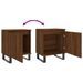 Tables de chevet 2pcs chêne marron 40x30x50cm bois d'ingénierie - Photo n°9