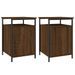 Tables de chevet 2pcs Chêne marron 40x42x60cm Bois d'ingénierie - Photo n°1