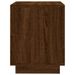 Tables de chevet 2pcs chêne marron 44x35x45cm bois d'ingénierie - Photo n°8