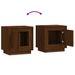 Tables de chevet 2pcs chêne marron 44x35x45cm bois d'ingénierie - Photo n°9
