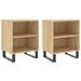 Tables de chevet 2pcs chêne sonoma 40x30x50cm bois d'ingénierie - Photo n°1