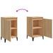 Tables de chevet 2pcs chêne sonoma 40x35x70cm bois d'ingénierie - Photo n°9