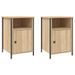 Tables de chevet 2pcs chêne sonoma 40x42x60cm bois d'ingénierie - Photo n°1