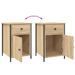 Tables de chevet 2pcs chêne sonoma 40x42x60cm bois d'ingénierie - Photo n°10