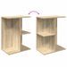 Tables de chevet 2pcs chêne sonoma 46,5x29x61cm bois ingénierie - Photo n°8