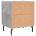 Tables de chevet 2pcs gris béton 40x35x47,5cm bois d’ingénierie - Photo n°9