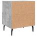 Tables de chevet 2pcs gris béton 40x35x47,5cm bois d’ingénierie - Photo n°9