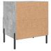 Tables de chevet 2pcs gris béton 40x35x47,5cm bois d’ingénierie - Photo n°9