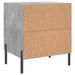 Tables de chevet 2pcs gris béton 40x35x47,5cm bois d’ingénierie - Photo n°9