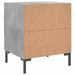 Tables de chevet 2pcs gris béton 40x35x47,5cm bois d’ingénierie - Photo n°9