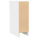 Tables de chevet avec tiroir 2 pcs blanc 20x36x60 cm - Photo n°8