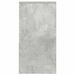 Tables de chevet avec tiroir 2 pcs gris béton 35x34x66,5 cm - Photo n°7