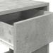 Tables de chevet avec tiroir 2 pcs gris béton 35x34x66,5 cm - Photo n°9