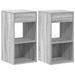 Tables de chevet avec tiroir 2 pcs sonoma gris 35x34x66,5 cm - Photo n°2