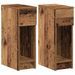 Tables de chevet avec tiroir 2 pcs vieux bois 20x36x60 cm - Photo n°2