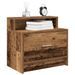 Tables de chevet avec tiroir 2 pcs vieux bois 51x31x47 cm - Photo n°1