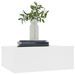 Tables de chevet flottantes 2 pcs Blanc 40x30x15 cm - Photo n°3