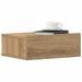 Tables de chevet flottantes 2 pcs chêne artisanal 40x32x15 cm - Photo n°1