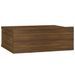 Tables de chevet flottantes 2 pcs Chêne marron 40x30x15 cm - Photo n°7