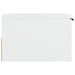 Tables de chevet murales 2 pcs blanc 34x30x20 cm - Photo n°5