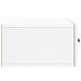 Tables de chevet murales 2 pcs blanc 35x35x20 cm - Photo n°8