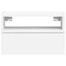 Tables de chevet murales 2 pcs blanc 45x26x28,5 cm - Photo n°4