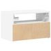 Tables de chevet murales 2 pcs blanc 45x26x28,5 cm - Photo n°7