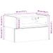 Tables de chevet murales 2 pcs blanc 45x26x28,5 cm - Photo n°11