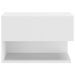 Tables de chevet murales 2 pcs Blanc - Photo n°6