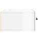 Tables de chevet murales 2 pcs blanc brillant 35x35x20 cm - Photo n°8