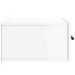 Tables de chevet murales 2 pcs blanc brillant 35x35x20 cm - Photo n°8