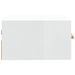 Tables de chevet murales 2 pcs blanc brillant 35x35x20 cm - Photo n°8