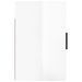 Tables de chevet murales 2 pcs Blanc brillant 50x30x47 cm - Photo n°8