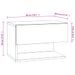 Tables de chevet murales 2 pcs Blanc brillant - Photo n°9