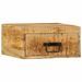 Tables de chevet murales 2 pcs bois de manguier massif brut - Photo n°2