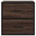 Tables de chevet murales 2 pcs chêne marron 40x31x39,5 cm - Photo n°5