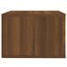 Tables de chevet murales 2 pcs Chêne marron 50x36x25 cm - Photo n°9