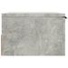 Tables de chevet murales 2 pcs Gris béton 34x30x20 cm - Photo n°5