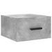 Tables de chevet murales 2 pcs gris béton 35x35x20 cm - Photo n°5