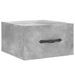 Tables de chevet murales 2 pcs gris béton 35x35x20 cm - Photo n°5