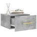 Tables de chevet murales 2 pcs gris béton 35x35x20 cm - Photo n°4