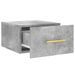 Tables de chevet murales 2 pcs gris béton 35x35x20 cm - Photo n°7