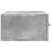 Tables de chevet murales 2 pcs gris béton 35x35x20 cm - Photo n°8