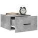 Tables de chevet murales 2 pcs gris béton 35x35x20 cm - Photo n°4