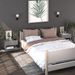 Tables de chevet murales 2 pcs Gris béton - Photo n°1