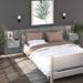 Tables de chevet murales 2 pcs Gris béton - Photo n°1