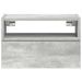 Tables de chevet murales 2 pcs gris béton 45x26x28,5 cm - Photo n°4