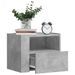 Tables de chevet murales 2 pcs gris béton 45x30x35 cm - Photo n°1