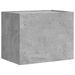 Tables de chevet murales 2 pcs gris béton 45x30x35 cm - Photo n°7