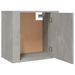 Tables de chevet murales 2 pcs Gris béton 50x30x47 cm - Photo n°7